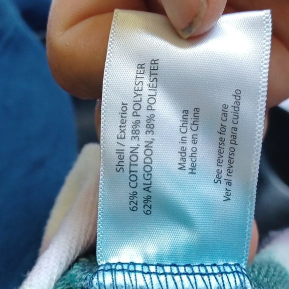 Wildfox Ombre Tie dye Hoodie Sweatshirt Blue Pink Purple Green - Picture 7 of 8